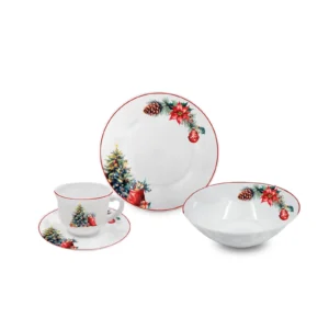 VAJILLA VITROCERAMICA MAGICA NAVIDAD HE