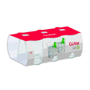 0614CL6PR VASO NIZA ROCK CAN LISO P5L16 CRISTAR