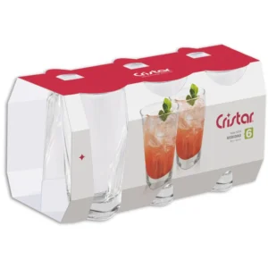 0615CL6PR VASO NIZA BEBI CAN LISO 12 OZ  P5 LL6 CRISTAR