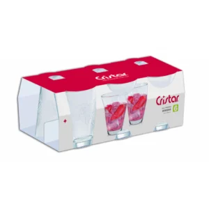 0682CL6 VASO PARAISO BEBIDAS 12 ONZAS CRISTAR