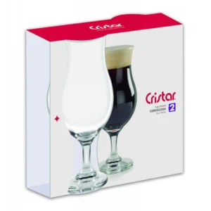 5471CL2 COPA CERVECERA PRAGA 15 OZ X2 PZS CRISTAR