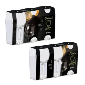 COPA GINEBRA X 3 UNDS CRISTAR